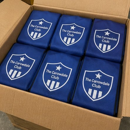 Customized pinnies for academies and coaching businesses