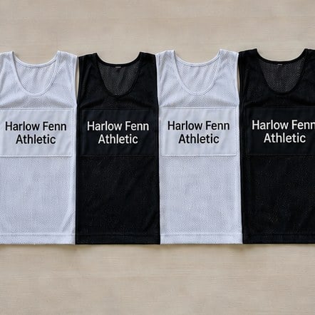 Mesh Training Pinnies with custom branding